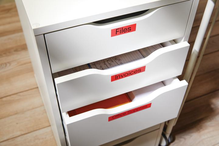 Produktbild Dymo S0720870 Standardband (1.90 cm, Rot)