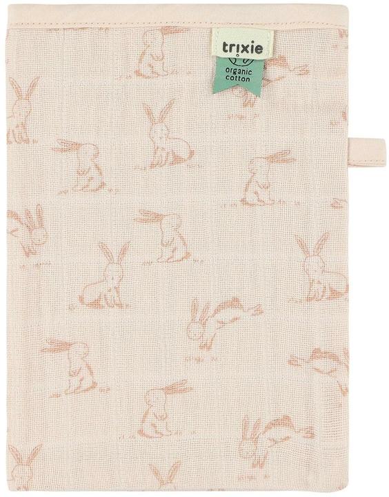 Actual product image Trixie Baby Gauze washing gloves set of 3 rabbit (MQ3)