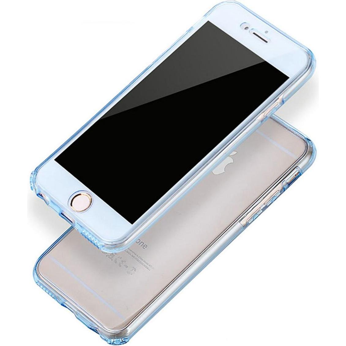 König Design Apple iPhone 6 / 6s Full Body 360 Silikon Schutzhülle Handyhülle Case Hülle Blau (Apple iPhone 6), Smartpho...
