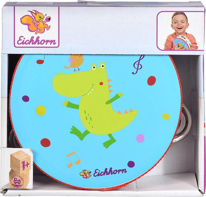 Actual product image Eichhorn Music tambourine (English, French, German, Italian)