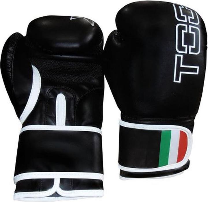 Sko Boxing gloves TOORX LEOPARD BOT-001 8oz black eco leather (8 OZ)