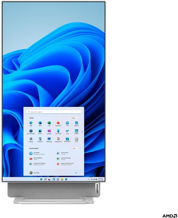 Produktbild Lenovo Yoga AIO 7 27APH8 (AMD Ryzen 7 8845HS, 32 GB, 1000 GB, GeForce RTX 4050)