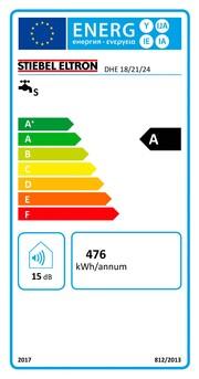 Energielabel Stiebel Eltron DHE 18/21/24
