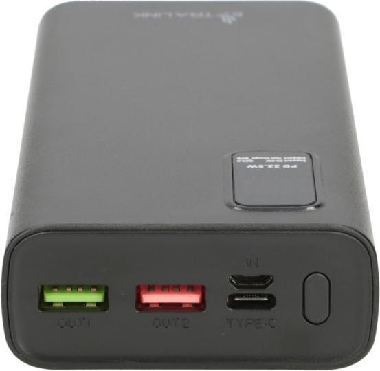 Actual product image Extralink EX.19508 power bank Lithium Polymer (LiPo) Black (20000 mAh, 74 Wh)