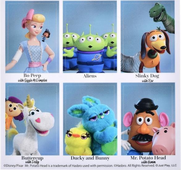 Actual product image Disney Toy Story 4 Aufkleber Sticker Collection