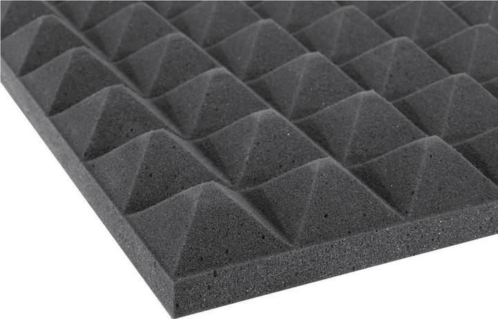 Actual product image Omnitronic 8070265R Acoustic foam (L x W x H) 500 x 500 x 50mm (2 pcs.)