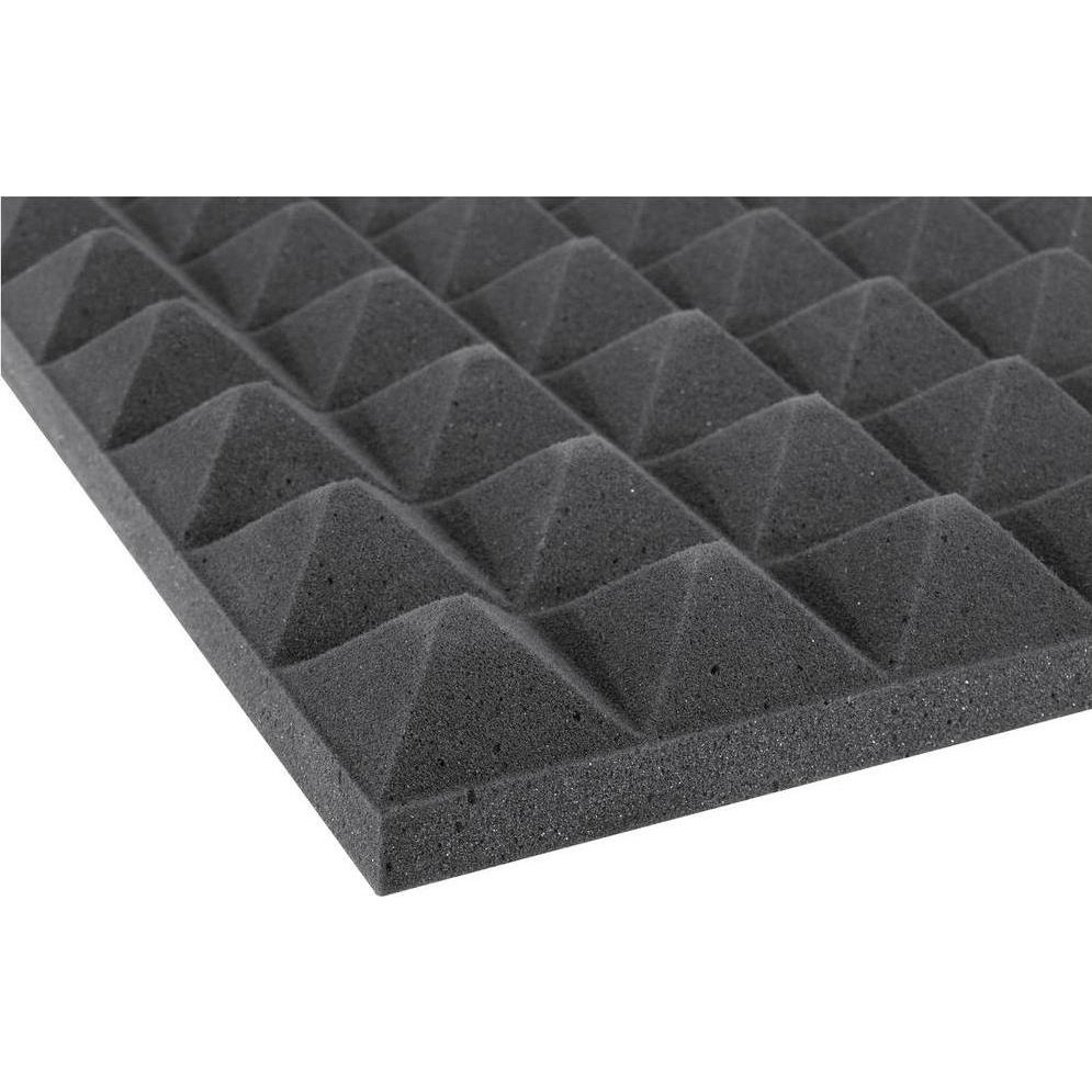 Thumbnail - Omnitronic 8070265R Akustikschaumstoff (L x B x H) 500 x 500 x 50mm (2 Stk.), Raumakustik, Schwarz