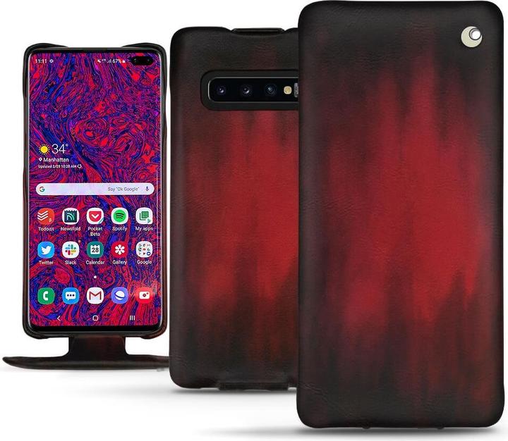 Produktbild Noreve Lederschutzhülle vertikal (Samsung Galaxy S10+)