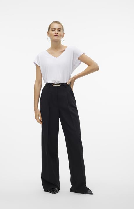 Actual product image Vero Moda V-neck top with short sleeves (S)