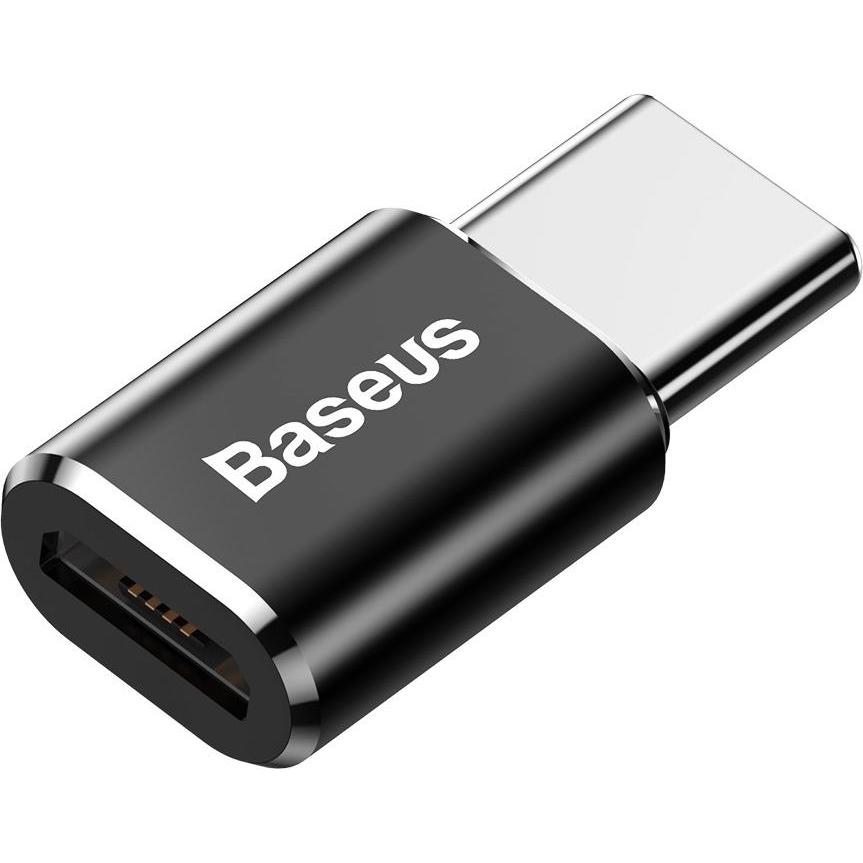 Baseus CAMOTG-01 (USB tipo C, Micro USB), Adattatore dispositivo mobile, Nero