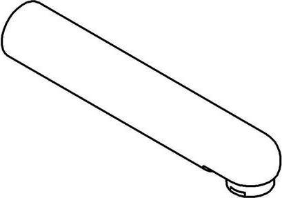 Actual product image Grohe Outlet for EuroPl E EUROPLUS E f FMS WT UP 160mm ES stainless steel