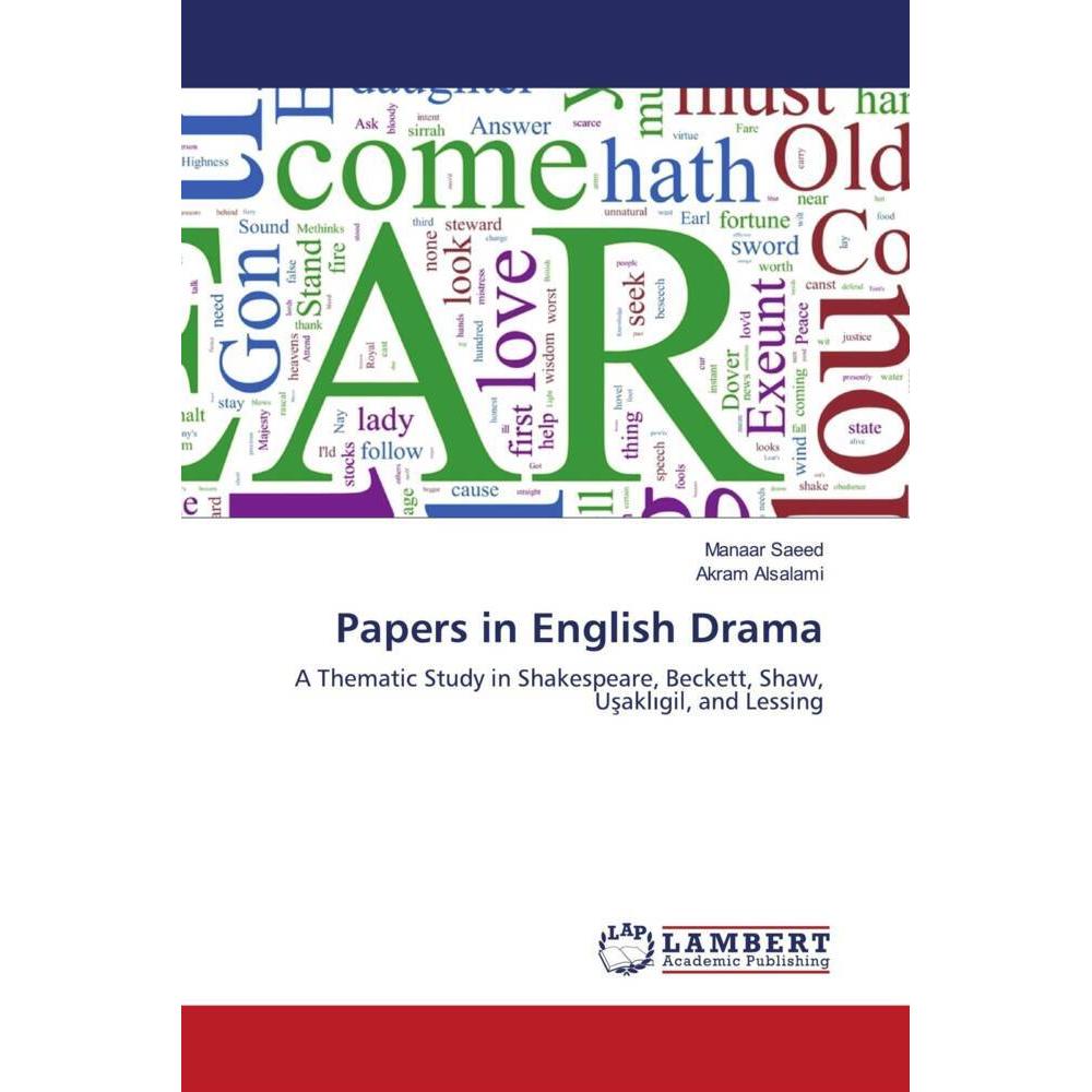 Papers in English Drama, Fachbücher von Akram Alsalami, Manaar Saeed