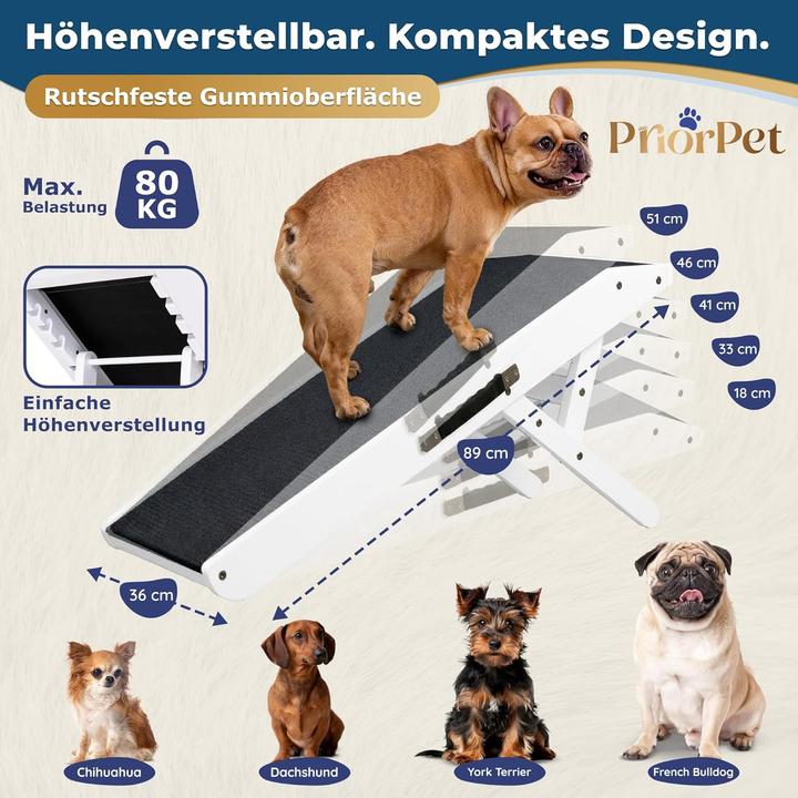 Actual product image Priopret Klappbare Hunderampe (Dog, Foldable)