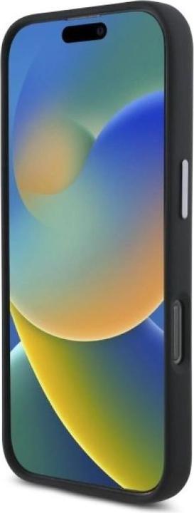 Actual product image DKNY DKHCP16SSMCBSK iPhone 16 6.1" czarny/black hardcase Liquid Silicone Metal Logo (Apple iPhone 16)
