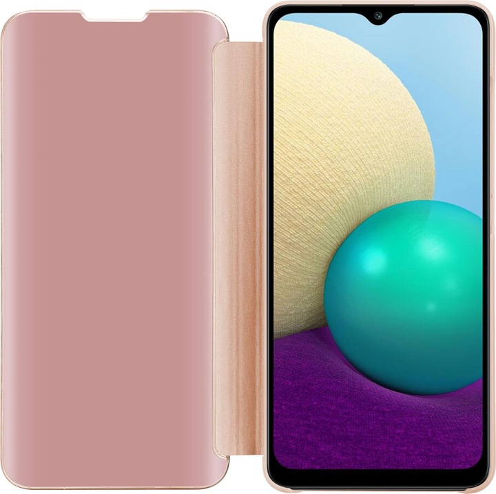 Immagine prodotto Cadorabo Copertina per specchietto retrovisore Smart View a libro (Samsung Galaxy M02, Samsung Galaxy A02)