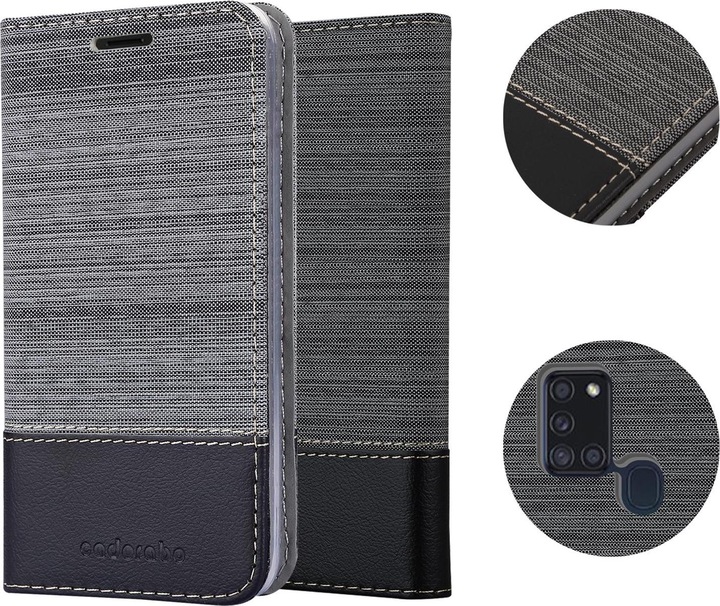 Actual product image Cadorabo Book Jeans Optics Cover (Samsung Galaxy A21s)