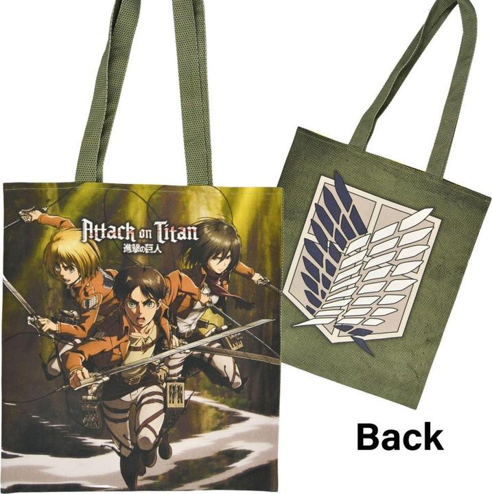 POPbuddies Attack on Titan sac shopping Eren, Mikasa & Armin