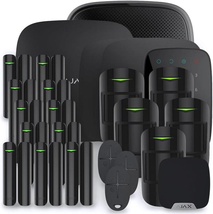 Produktbild Ajax StarterKit Plus Home Alarm with Bidirectional Wireless Communication, 11-Piece Set