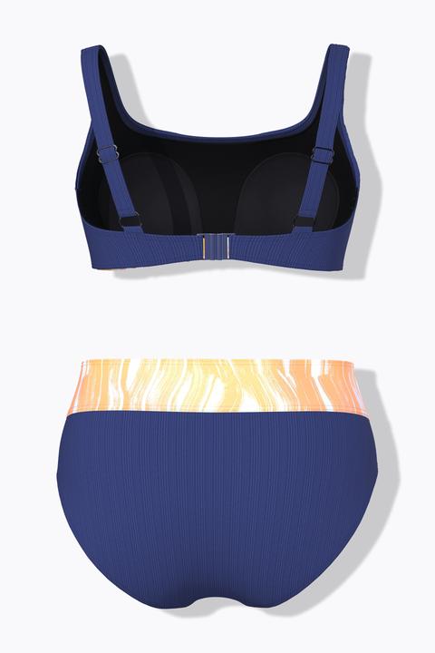 Actual product image Ulla Popken Textured Two Piece Bikini Set (58, 60)