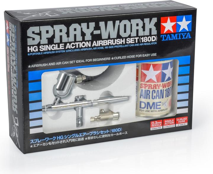 Tamiya SW Airbrush Set HG Single/180DLD