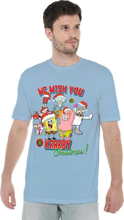 Produktbild Spongebob Squarepants We Wish You A Krabby Christmas! TShirt (M)