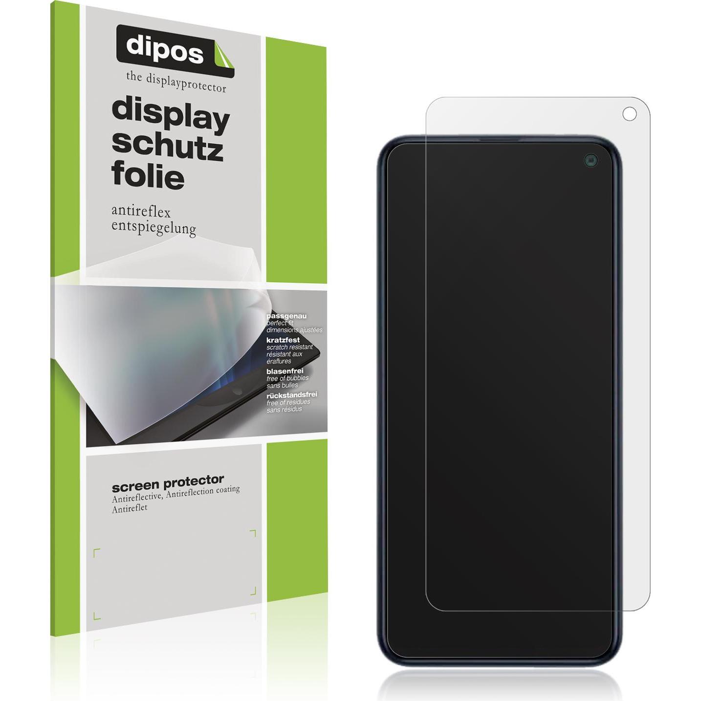 Dipos Displayschutzfolie Antireflex (6 Stück, Samsung Galaxy F52), Smartphone Schutzfolie, Transparent