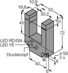 Actual product image Turck Fork light barrier