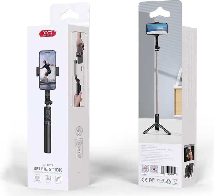 Actual product image xO selfie stick Bluetooth tripod SS13 black 106cm