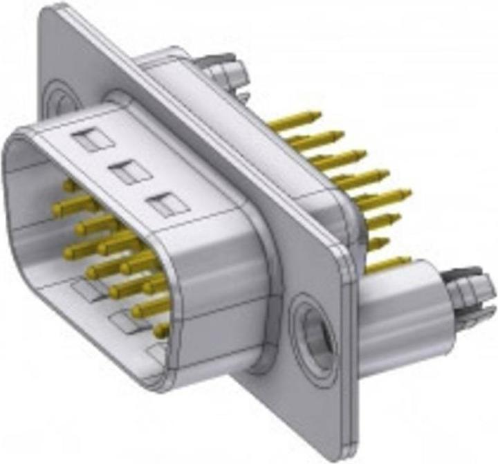 Deltron Connectors HD-D15 PY/2 M86UN D-SUB connector 180 ° number of poles (num): 15 Solder