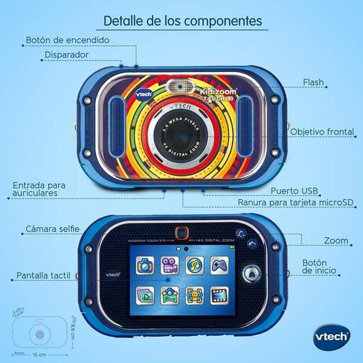 Image du produit VTech Childrenâ€™s Digital Camera Kidizoom Touch 3,5 5 Mpx