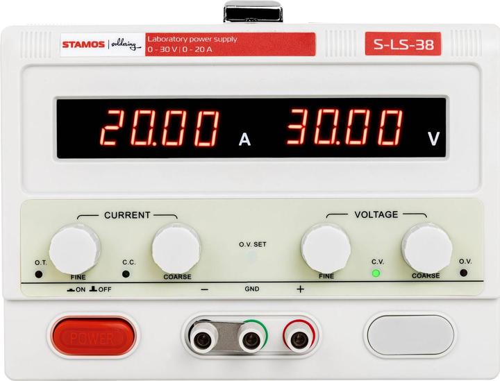 Produktbild Stamos Labornetzgerät Labornetzteil Netzgerät Trafo 0-30 V 20 A Dc 600 W