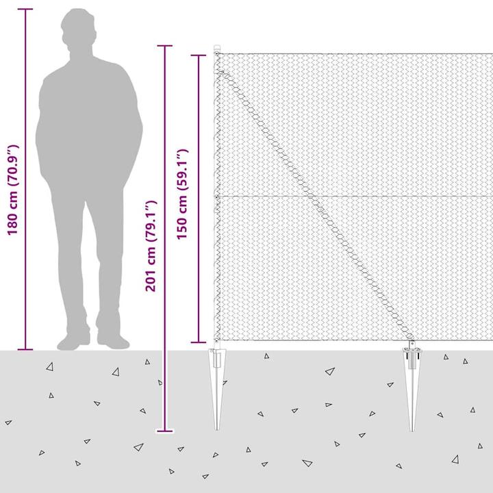 Immagine prodotto vidaXL Gartenzaun