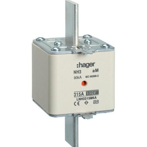 Hager, Sicherung, LNH3315M6A (NH-DIN Sicherung, 315 A, Träge)