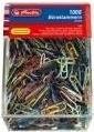 Actual product image Herlitz Paper clips, metal, plastic coated, 26 mm assorted colours (1x)