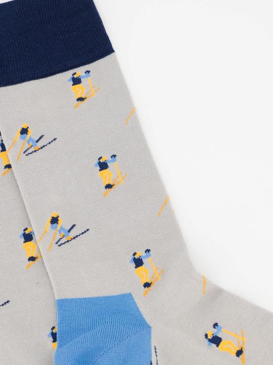 Immagine prodotto DillySocks Sciare con la nebbia (Confezione singola, Taglia unica)