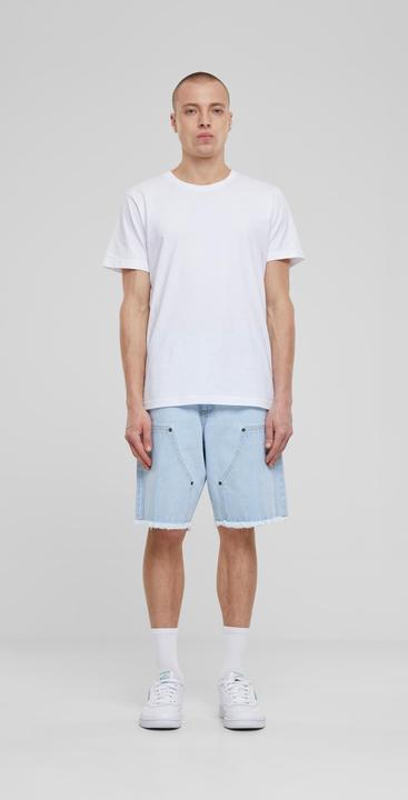 Actual product image Urban Classics Open Edge Two Knee Denim Shorts - 166803 (33)