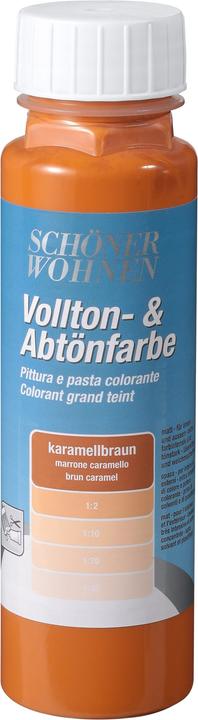 Produktbild Schöner Wohnen Vollton- & Abtönfarbe Karamellbraun 250 ml (Karamellbraun, 250 ml)
