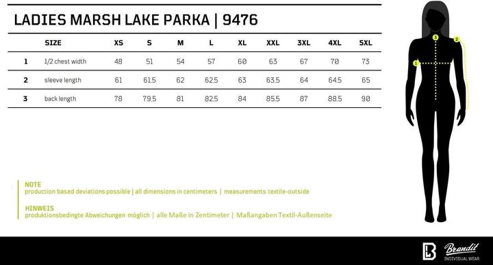 Image du produit Brandit Parka Marsh Lake Femme Taille XS Couleur Candy/Tarn (XS)