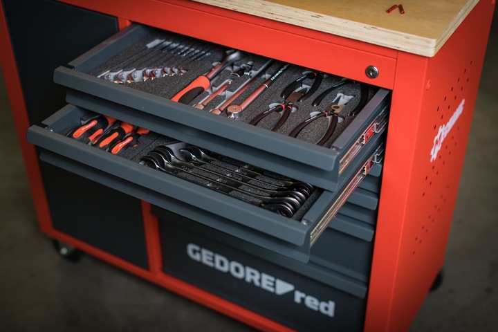 Produktbild Gedore red R20400006 Werkstattwagen MECHANIC PLUS + 6 Schubladen 988x431x935 mm (1 x)