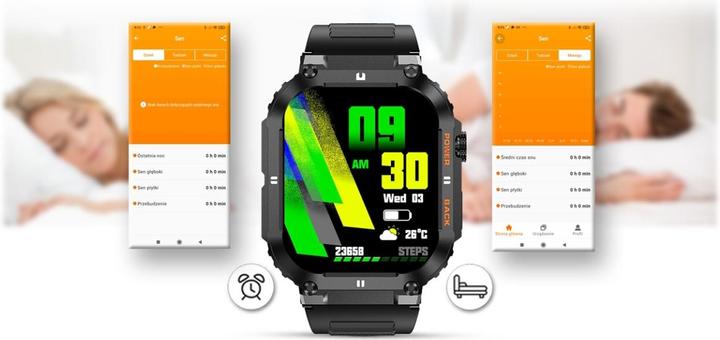 Actual product image Gravity SMARTWATCH MĘSKI GT6-1 - WYKONYWANIE POŁĄCZEŃ, MONITOR SNU (sg020a)