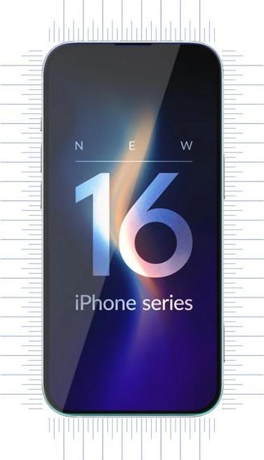 Actual product image 3MK FlexibleGlass iPhone 16 Szkło Hybrydowe (Apple iPhone 16)