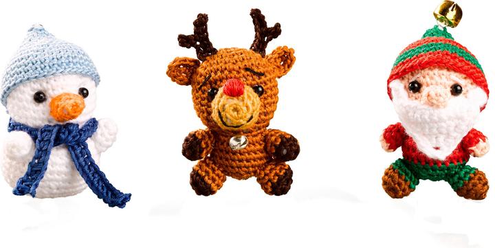 Produktbild Topp Konrad:Häkelmini-Weihnachtskugel Häkels