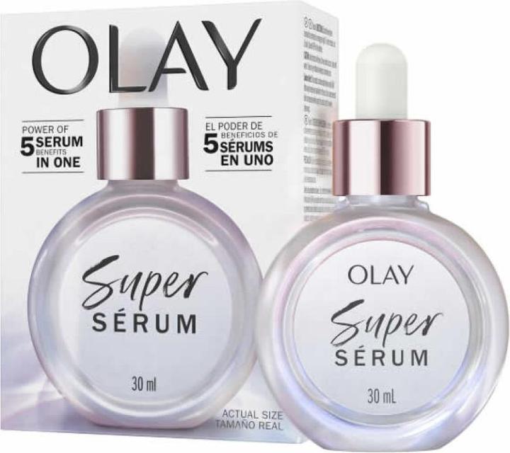 Actual product image Olay Super Serum Vitamin C Serum For Face With Niacinamide Collagen Peptide Skincare For Anti-Aging (30 ml)