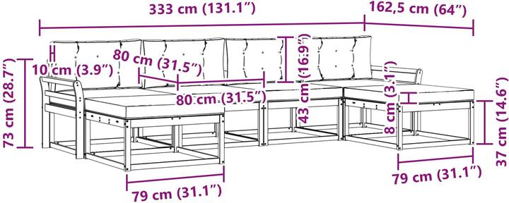 Produktbild vidaXL Sofa Set