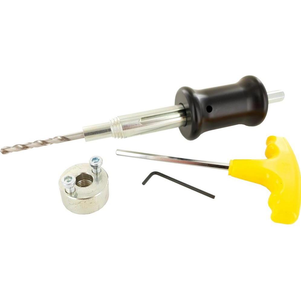Famag, Bohrereinsatz, Pumpshank mit Adapter und Vorbohrer (50 Millimeter)