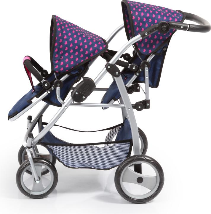 Actual product image Bayer Twin Pram Navy