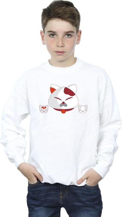 Actual product image Disney Boys Big Hero 6 Baymax Kitten Heads Sweatshirt (104)