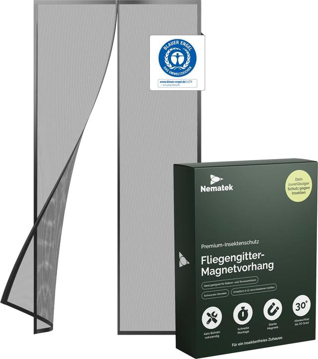 Produktbild Nematek Fliegengitter Magnetvorhang (80 x 200 cm)