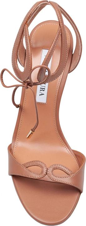 Image du produit Aquazzura Aquazzurra tessa 85 leather sandal in nude color (40)