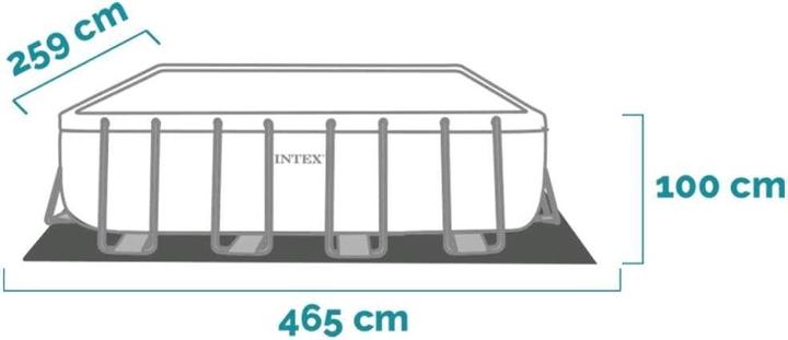 Produktbild Intex Chevron Prisma Pool 400x200x100 cm, mit Pumpe